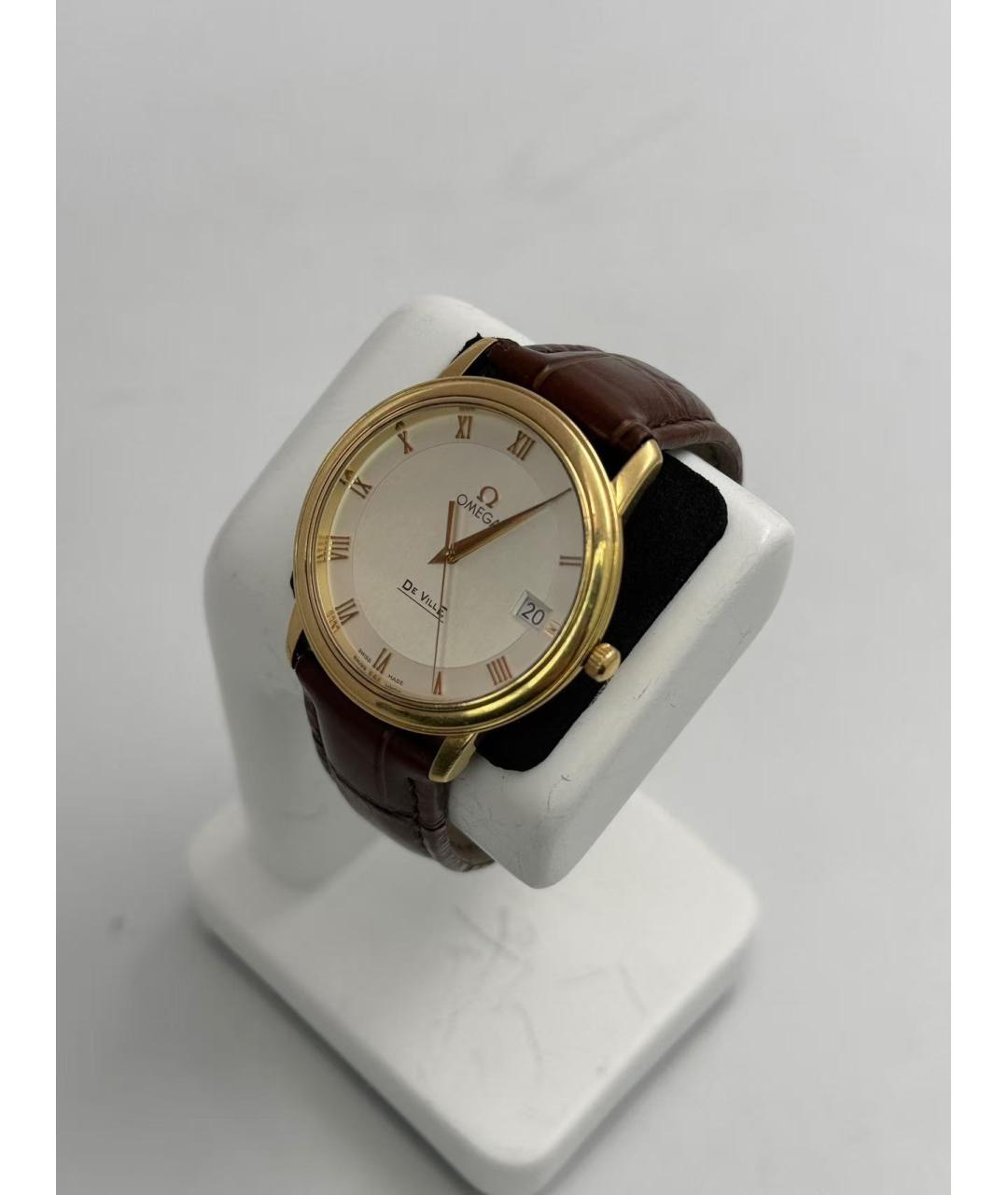 OMEGA Золотые часы из желтого золота, фото 3