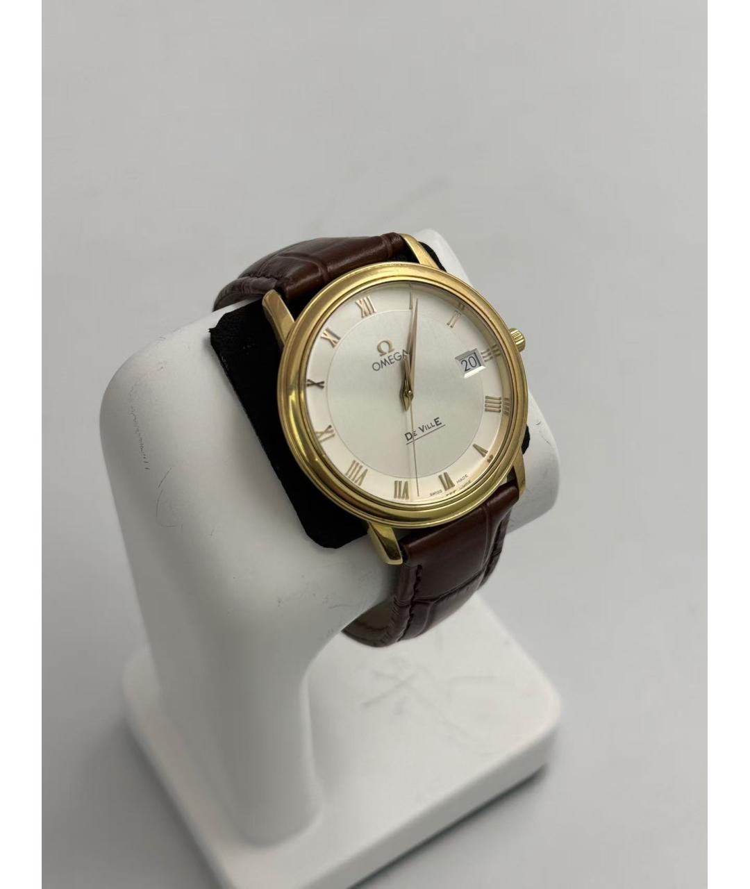 OMEGA Золотые часы из желтого золота, фото 4