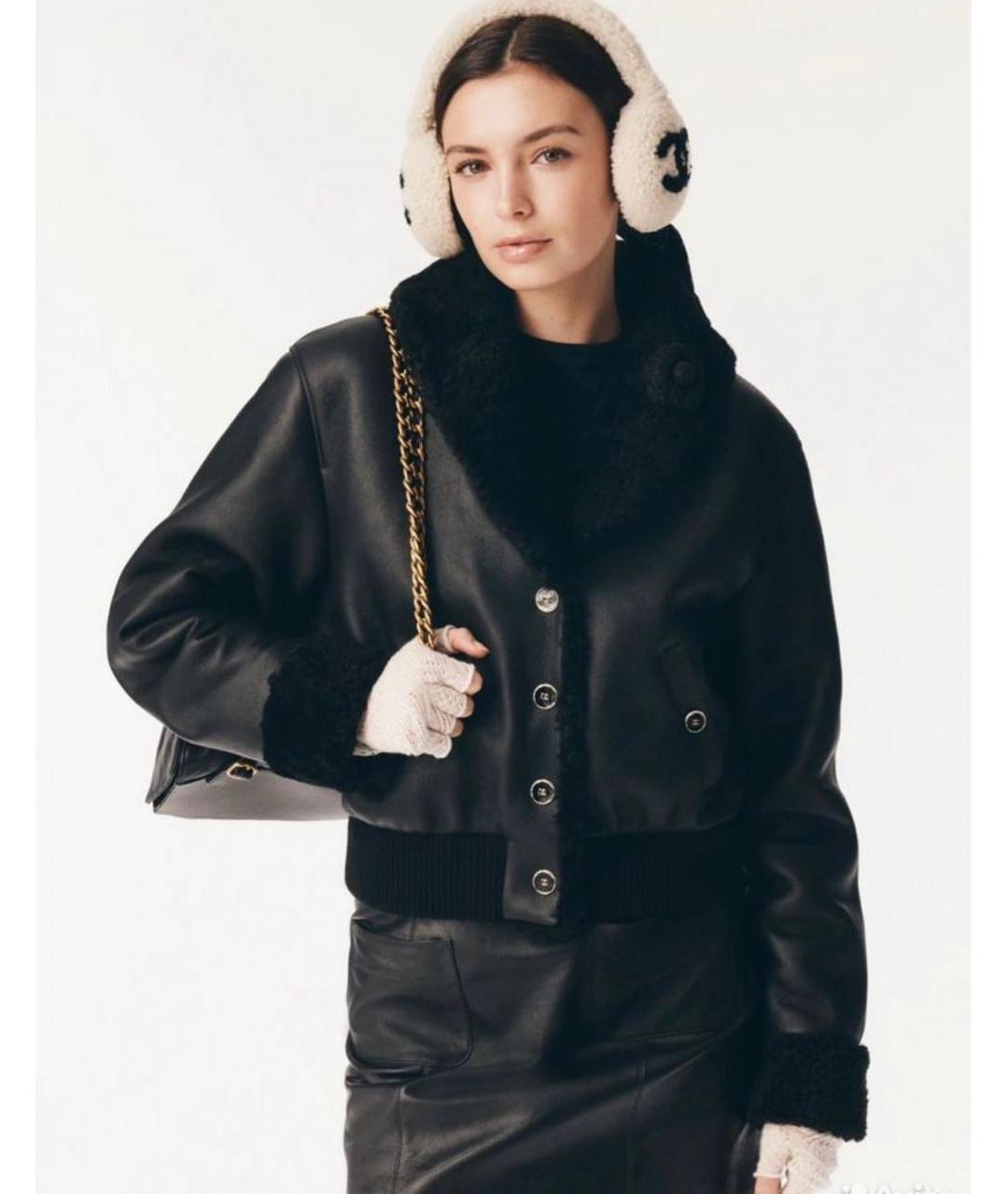 CHANEL Белые шерстяные наушники, фото 5