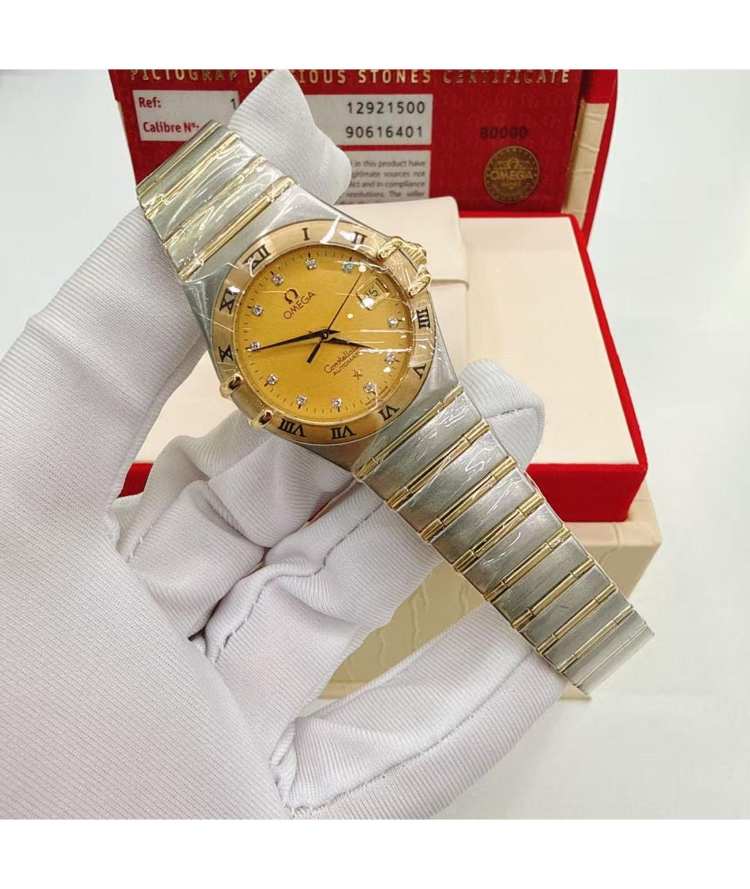 OMEGA Серебряные часы, фото 4