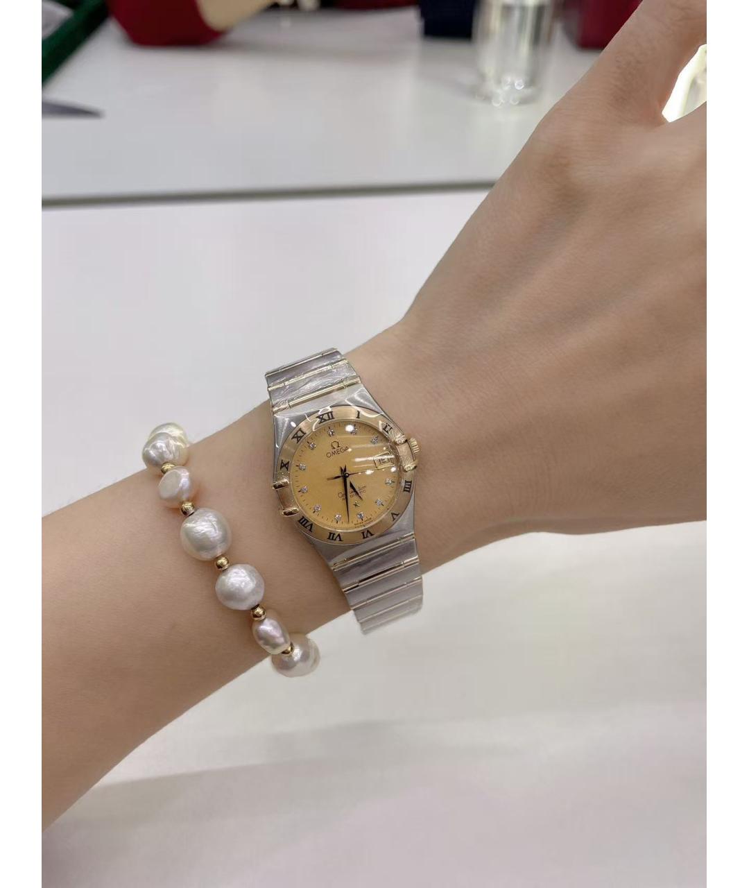 OMEGA Серебряные часы, фото 6