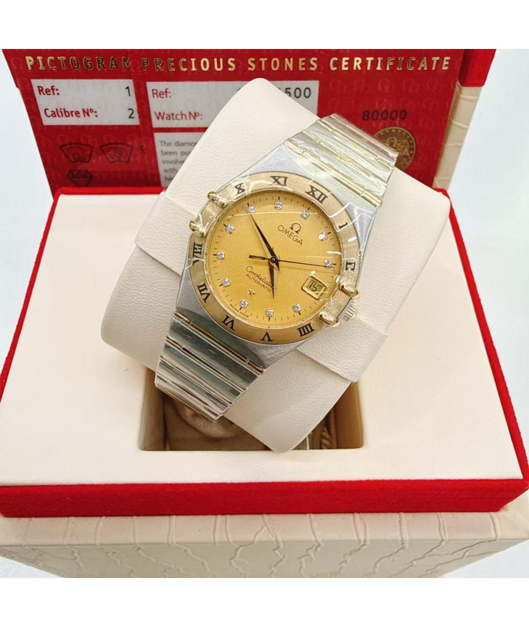 OMEGA Серебряные часы, фото 3