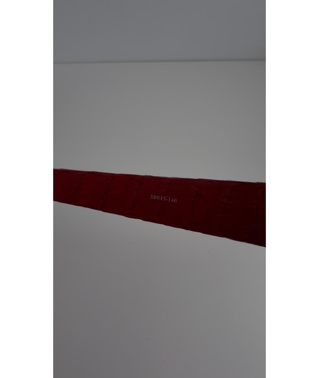 LINDA FARROW Красные пластиковые солнцезащитные очки, фото 6