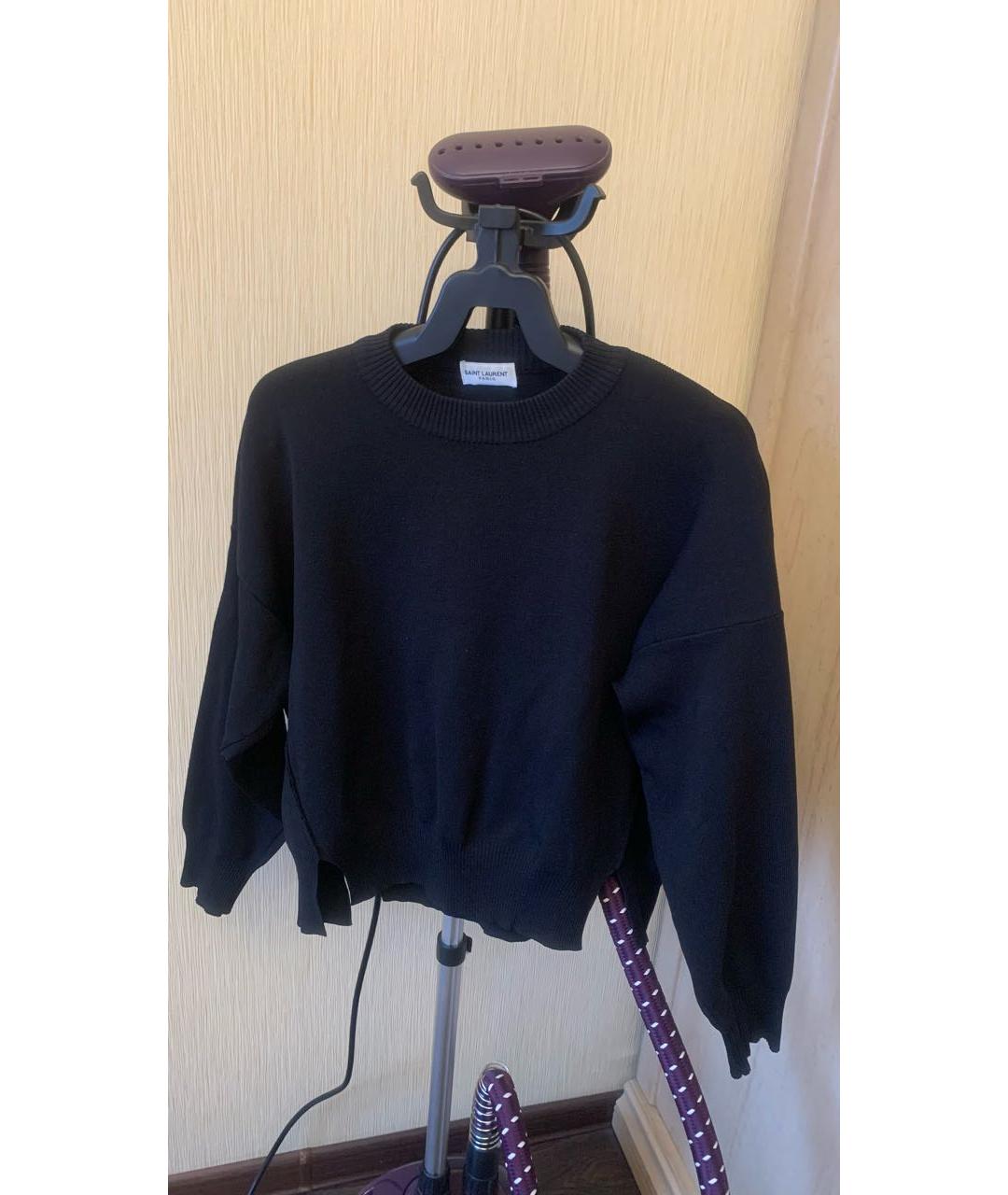 SAINT LAURENT Черный джемпер / свитер, фото 7
