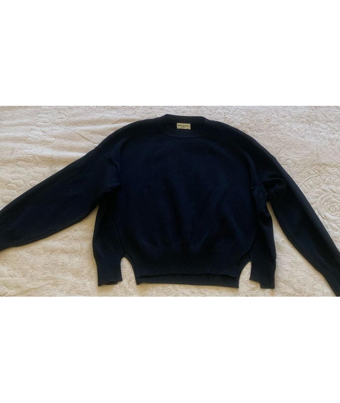 SAINT LAURENT Черный джемпер / свитер, фото 2