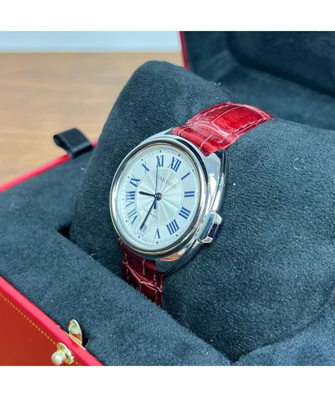 CARTIER Серебряные часы, фото 4