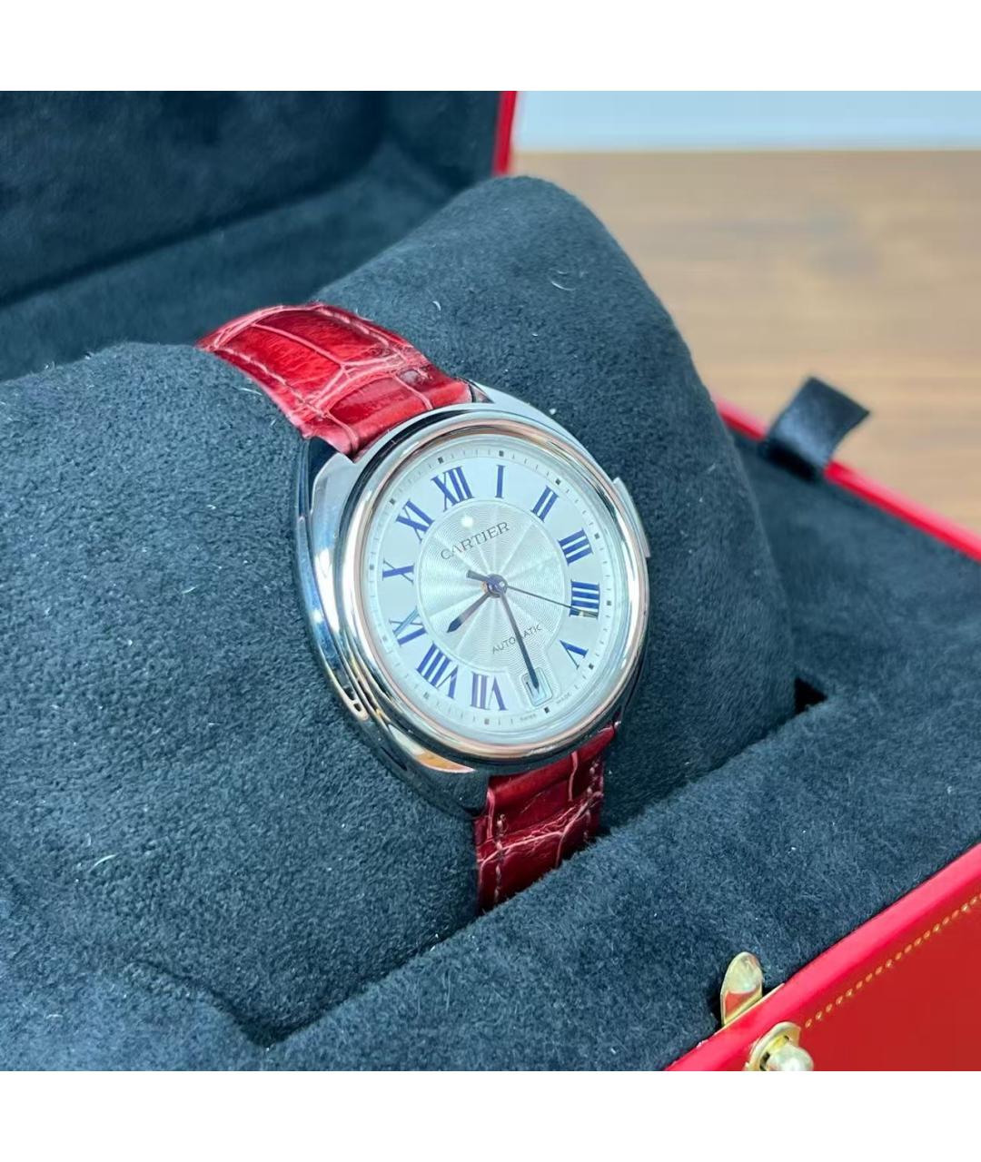 CARTIER Серебряные часы, фото 5