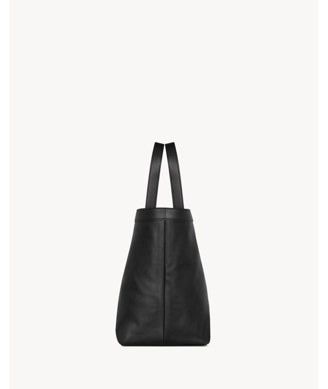 SAINT LAURENT Черная сумка тоут, фото 4