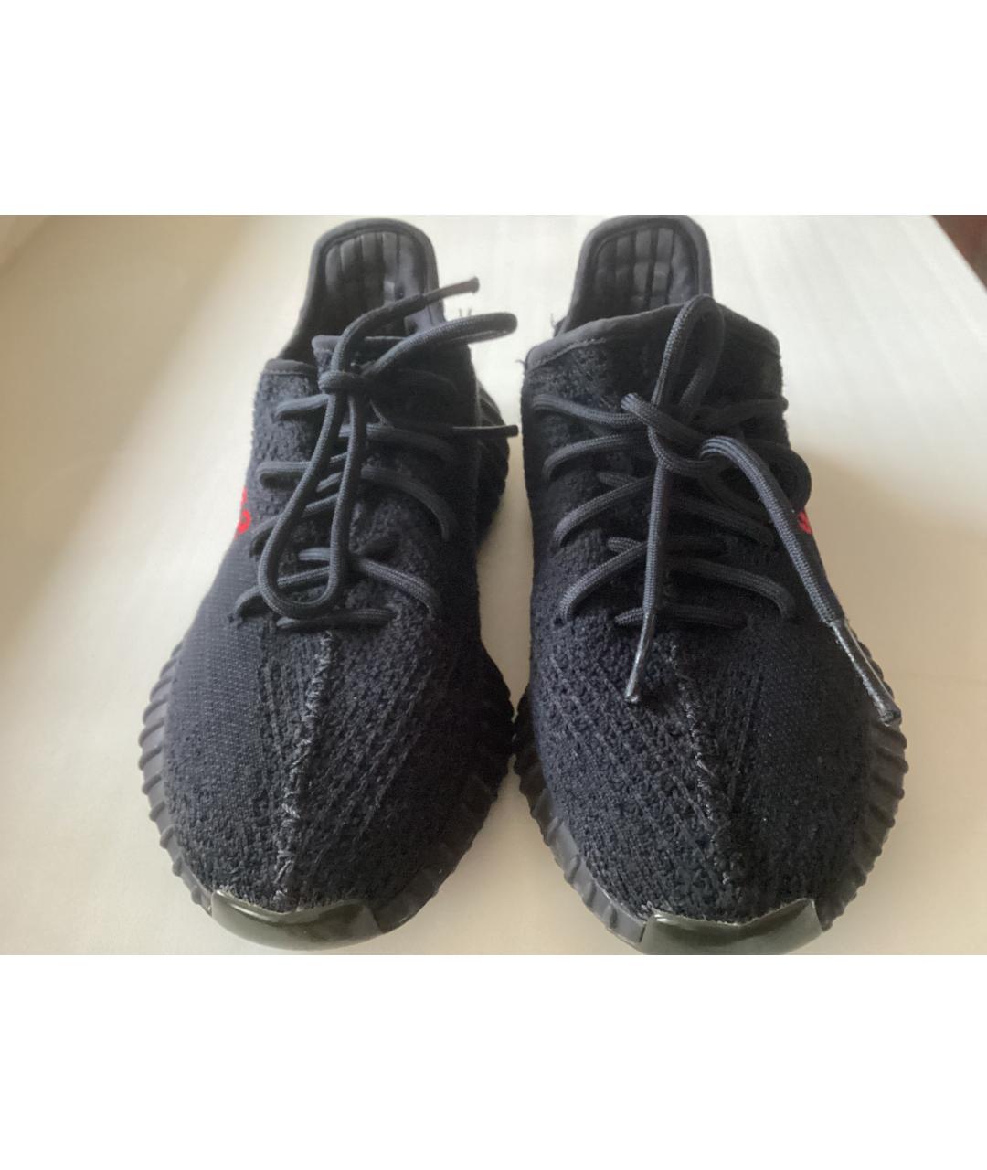 ADIDAS YEEZY Черные текстильные кроссовки, фото 2