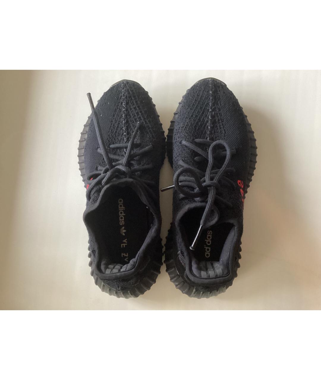 ADIDAS YEEZY Черные текстильные кроссовки, фото 3