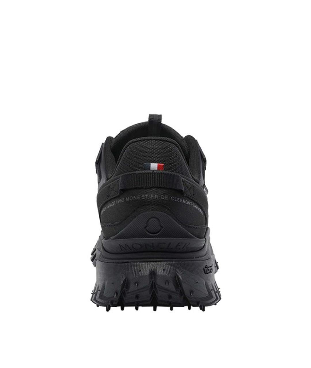 MONCLER Черные низкие кроссовки / кеды, фото 4