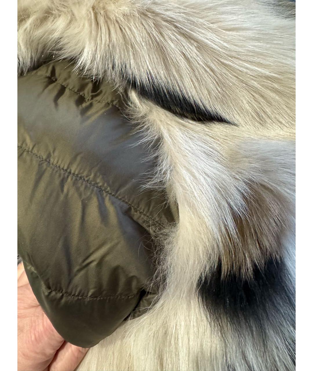 ARMY YVES SALOMON Хаки хлопковая парка, фото 7