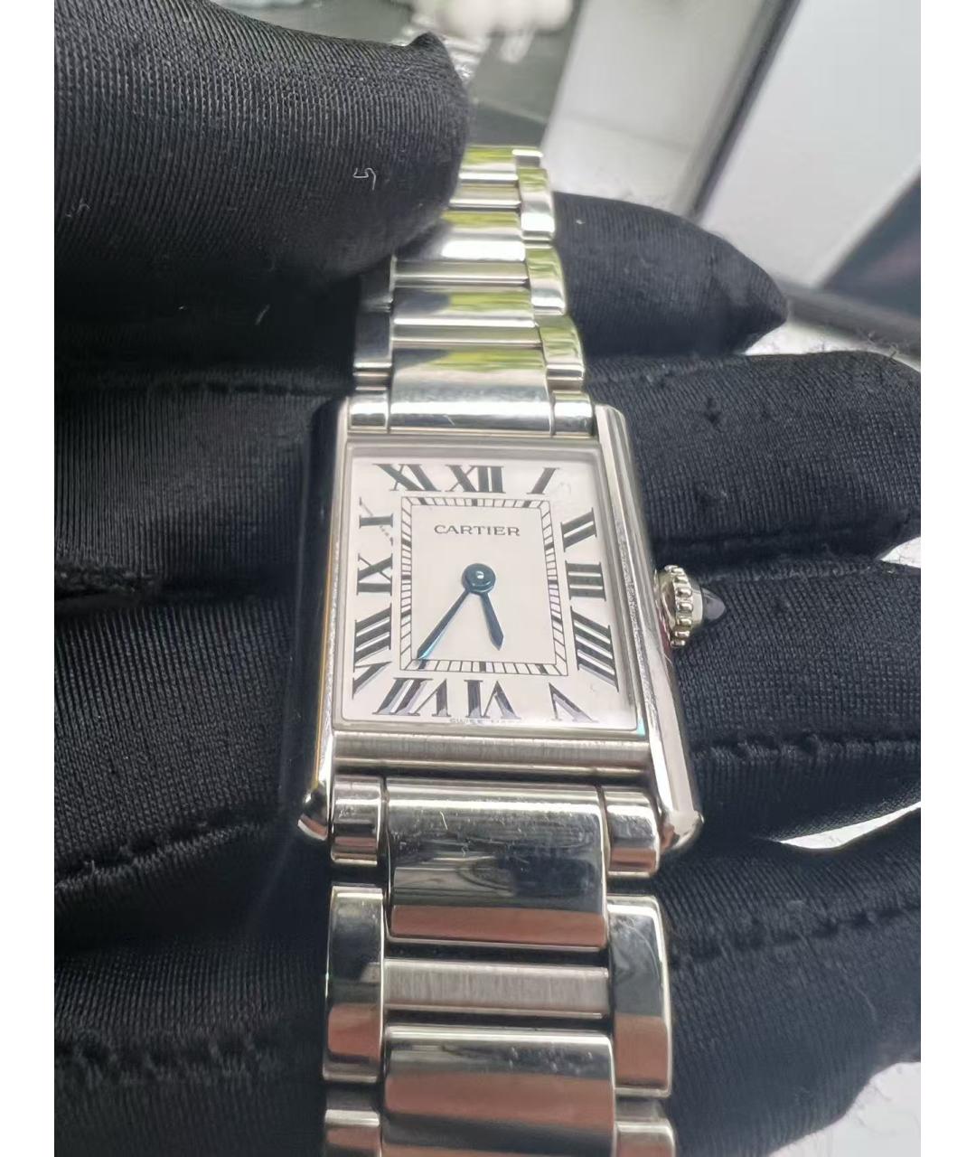 CARTIER Серебряные часы, фото 5