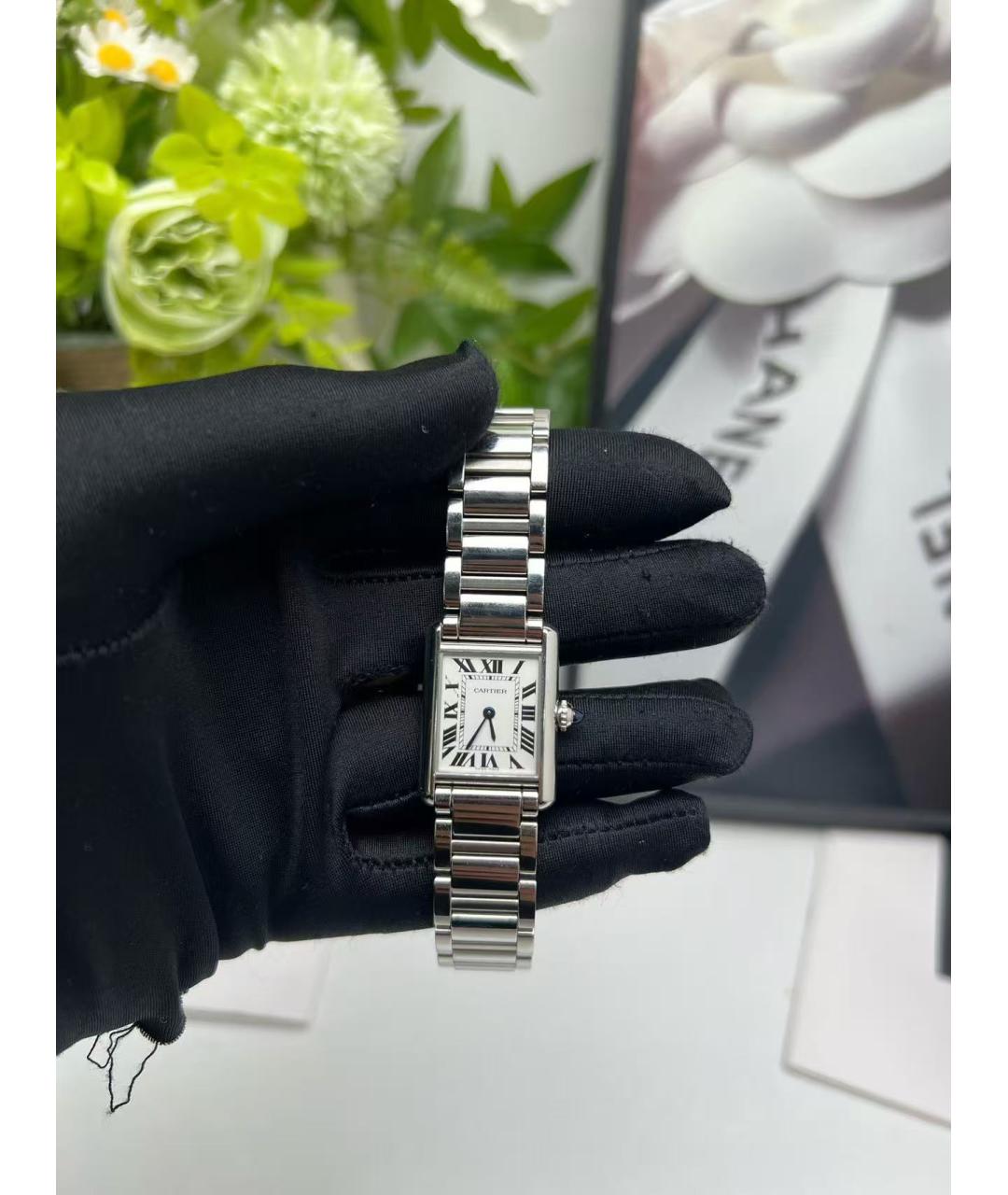 CARTIER Серебряные часы, фото 2