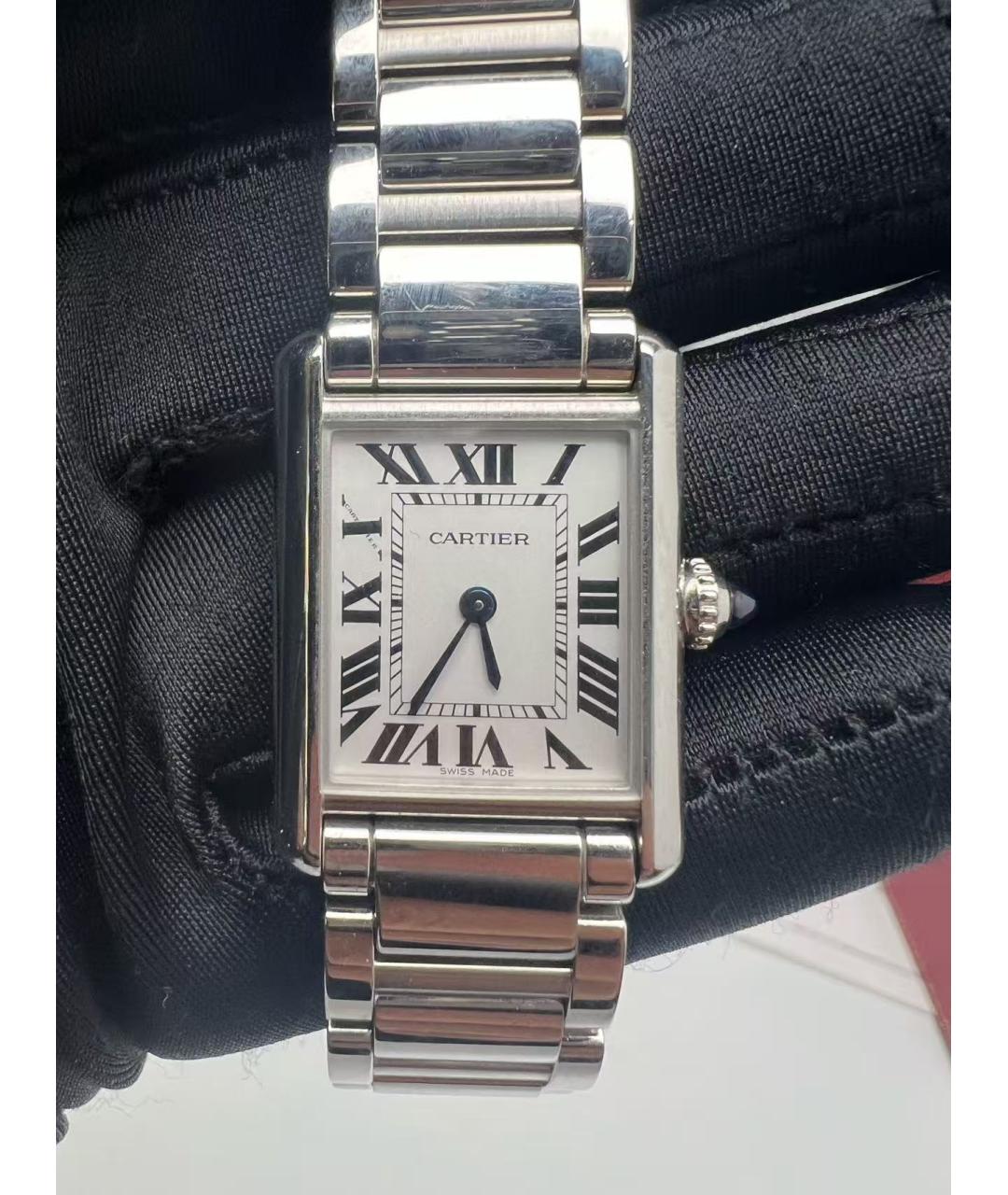 CARTIER Серебряные часы, фото 3