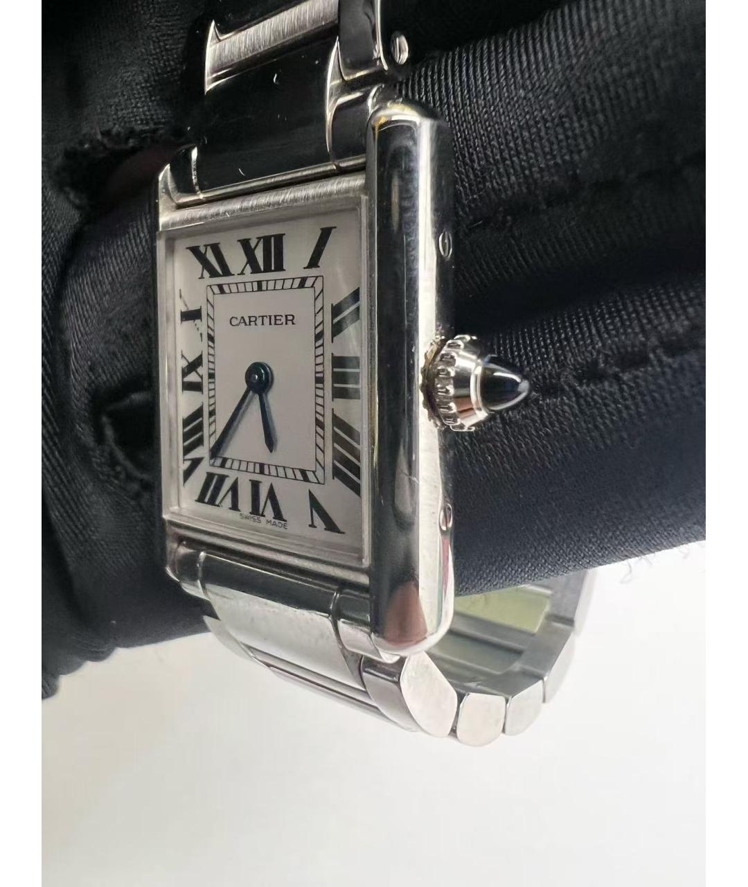 CARTIER Серебряные часы, фото 7