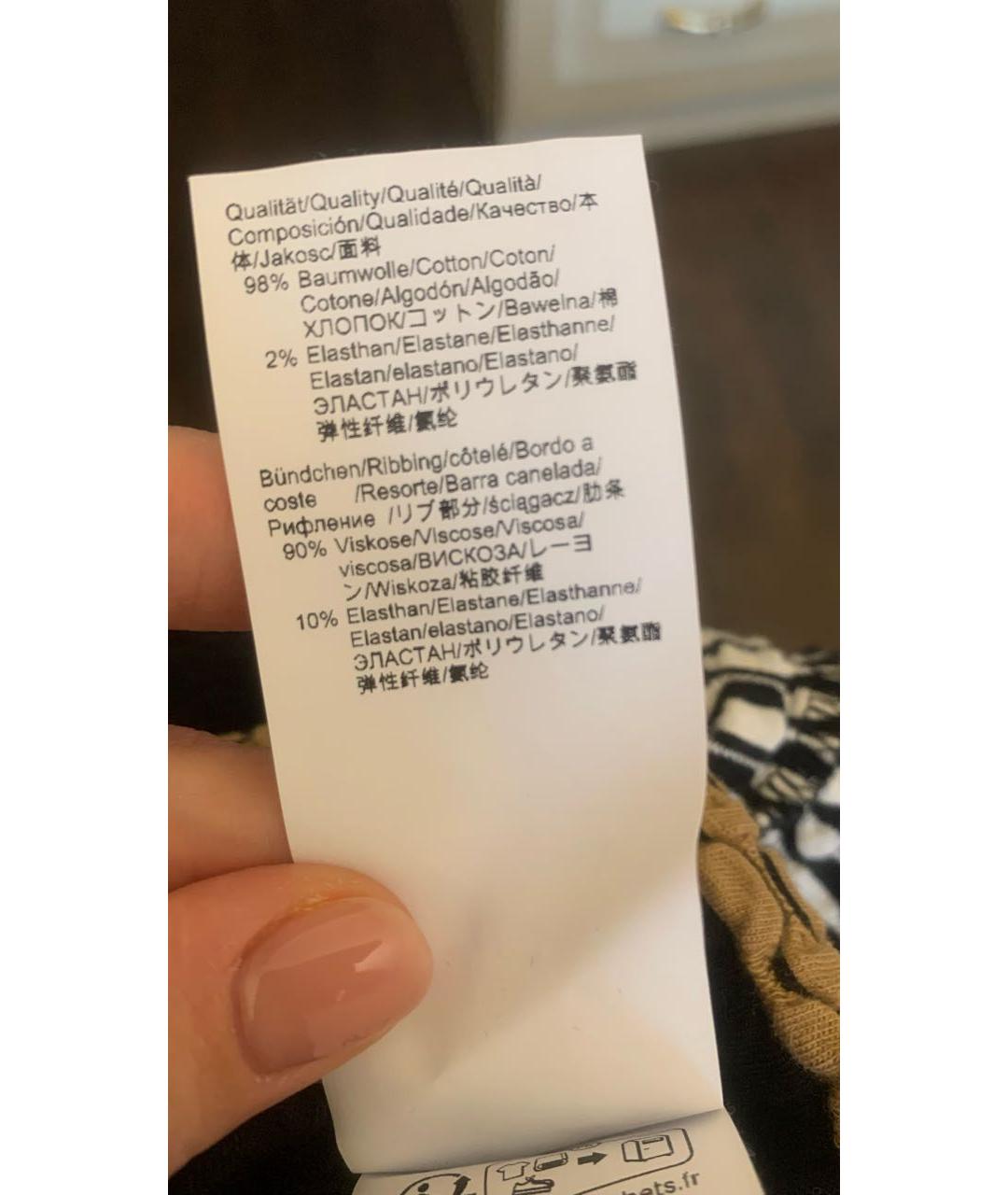 HUGO BOSS Мульти хлопко-эластановое повседневное платье, фото 7