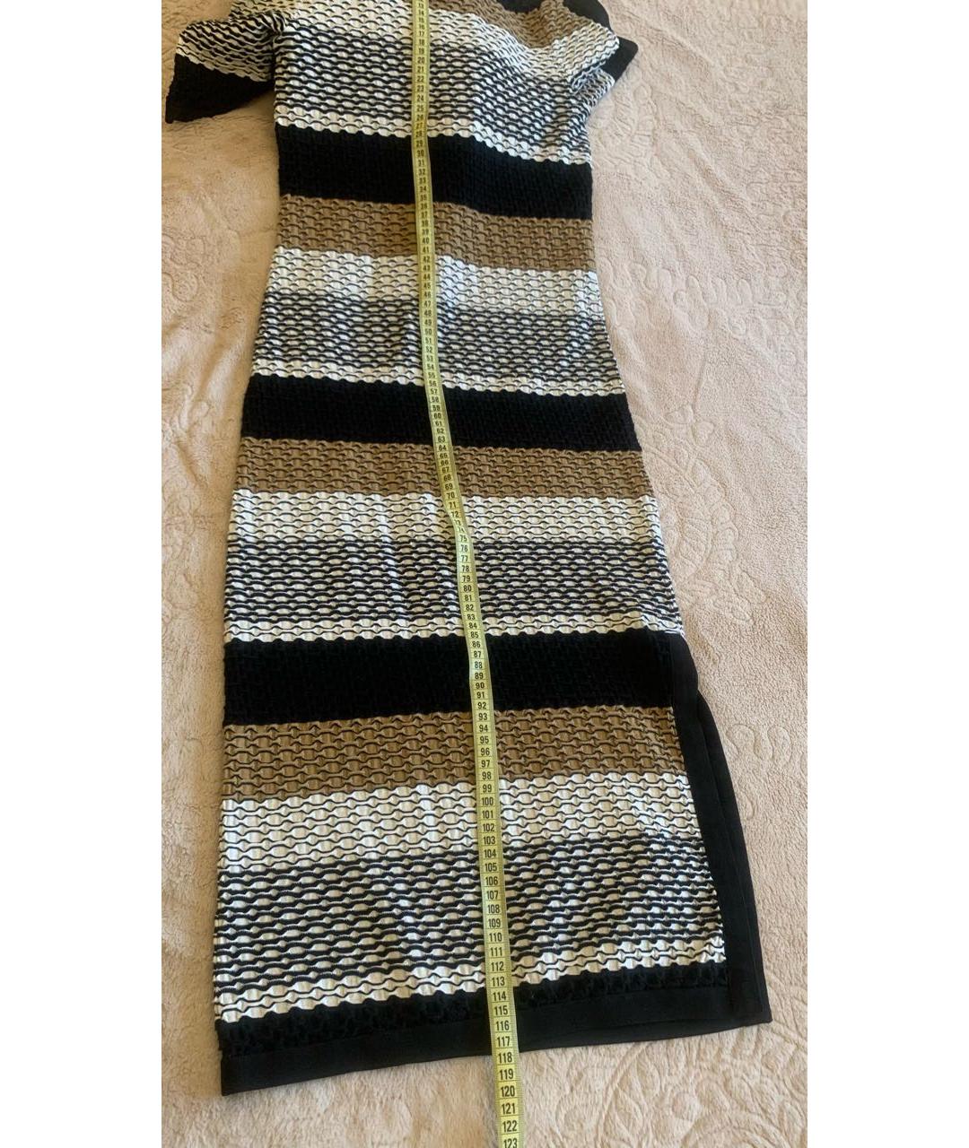 HUGO BOSS Мульти хлопко-эластановое повседневное платье, фото 4