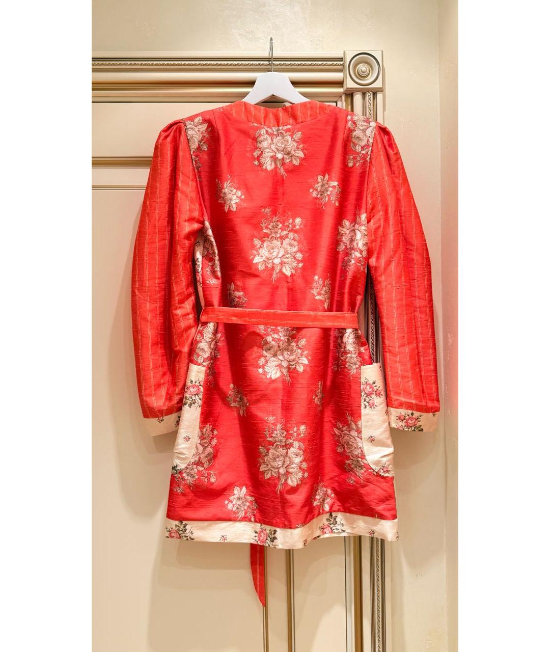 ULYANA SERGEENKO Мульти шелковое повседневное платье, фото 2