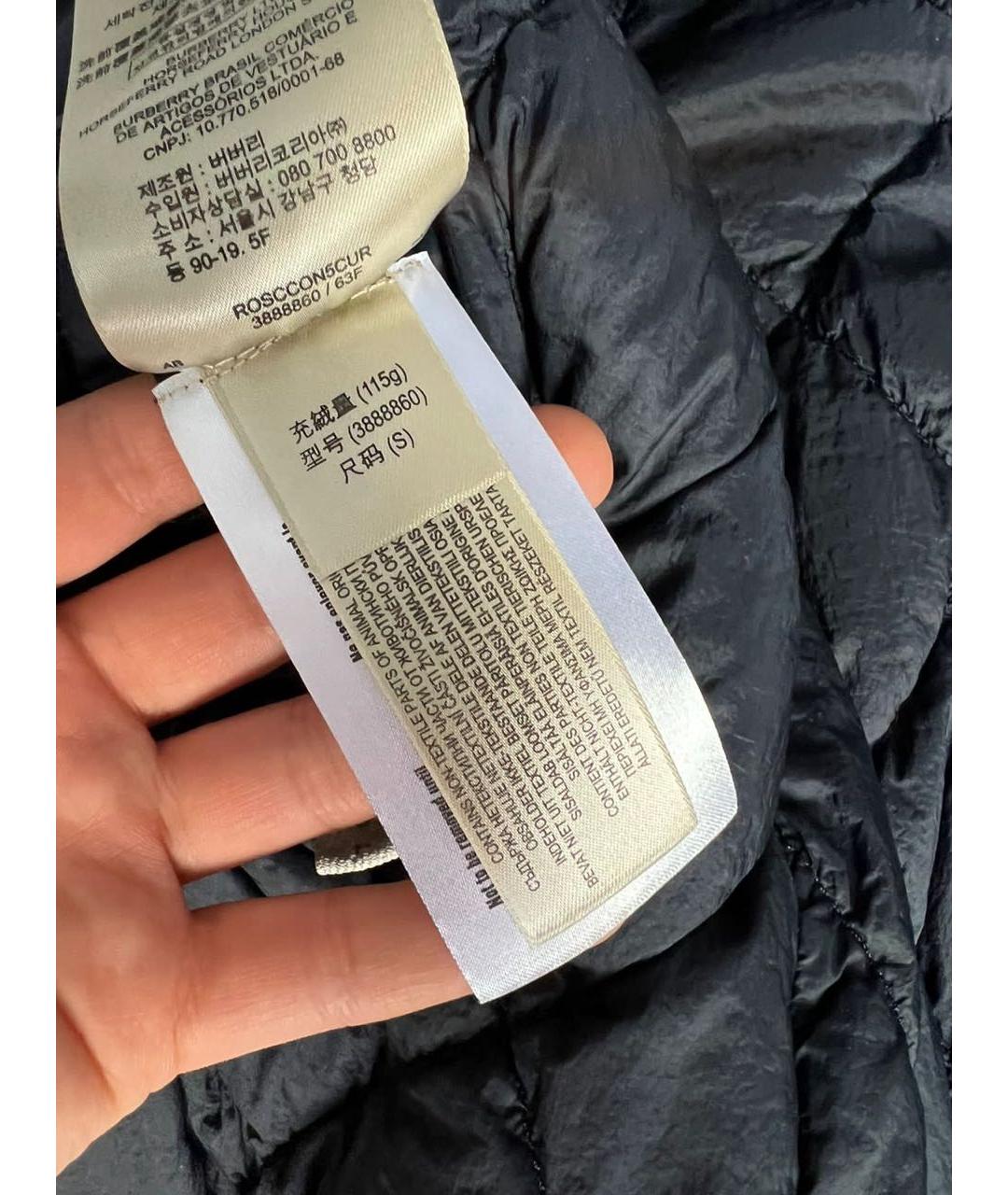 BURBERRY Черная куртка, фото 8