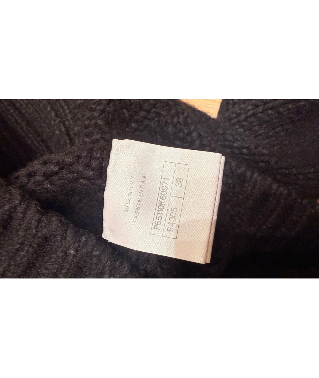 CHANEL Черный кашемировый джемпер / свитер, фото 4