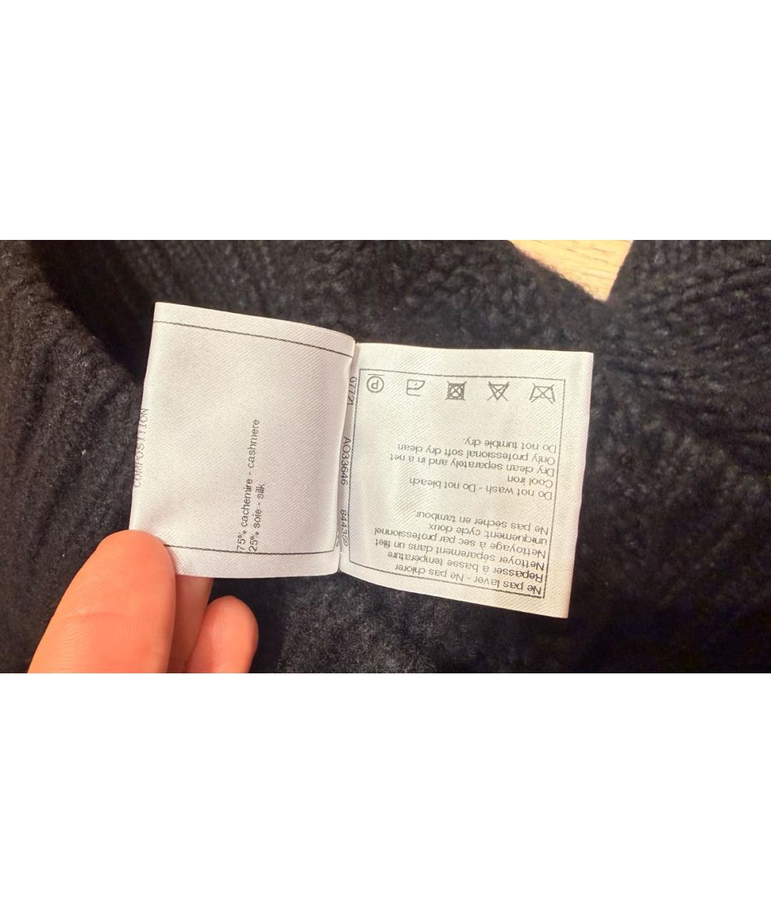 CHANEL Черный кашемировый джемпер / свитер, фото 5