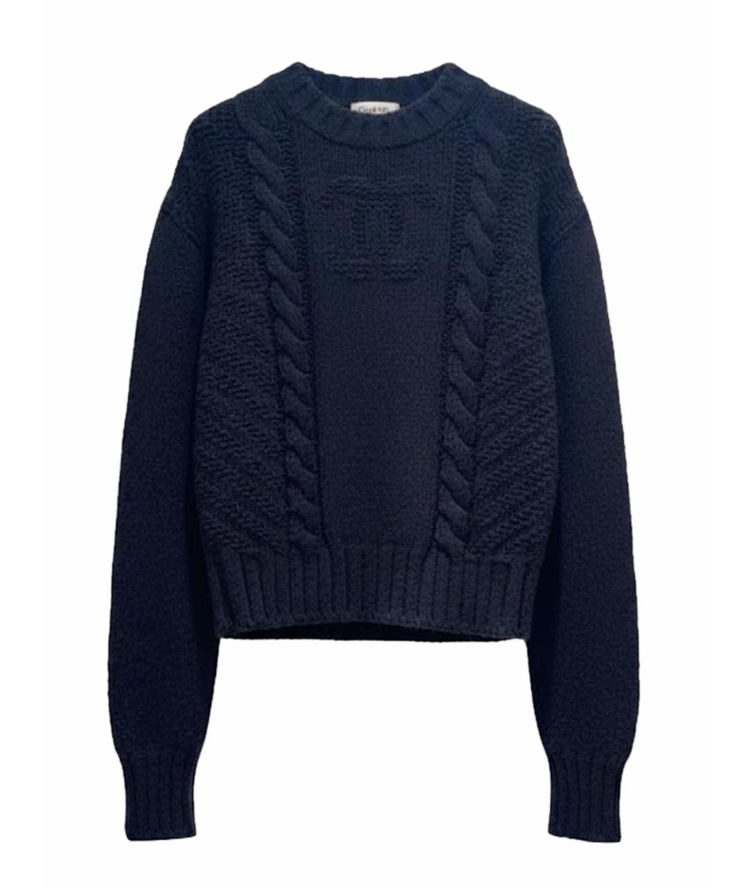 CHANEL Черный кашемировый джемпер / свитер, фото 1