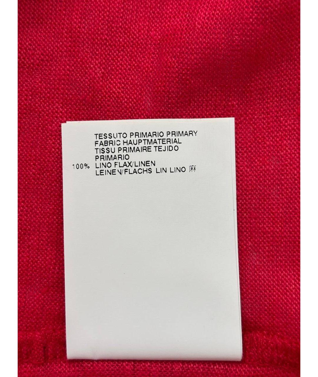 MM6 MAISON MARGIELA Льняная футболка, фото 5