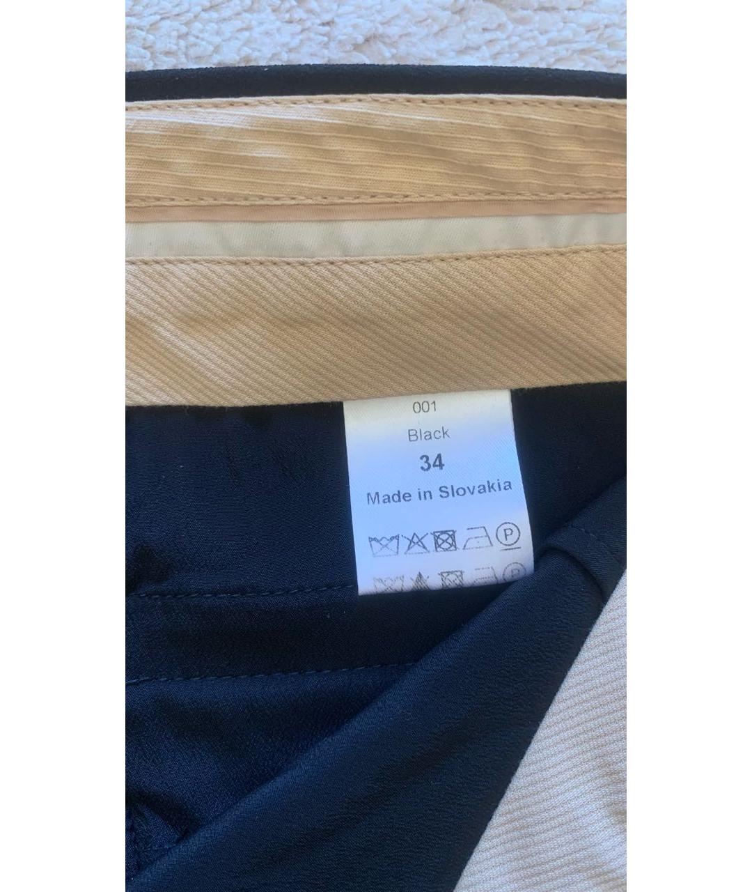 CHLOE Черные ацетатные прямые брюки, фото 3