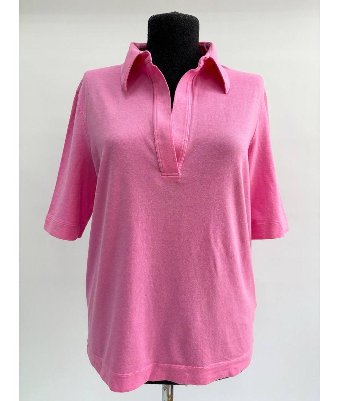 MALO Розовая хлопковая футболка, фото 8