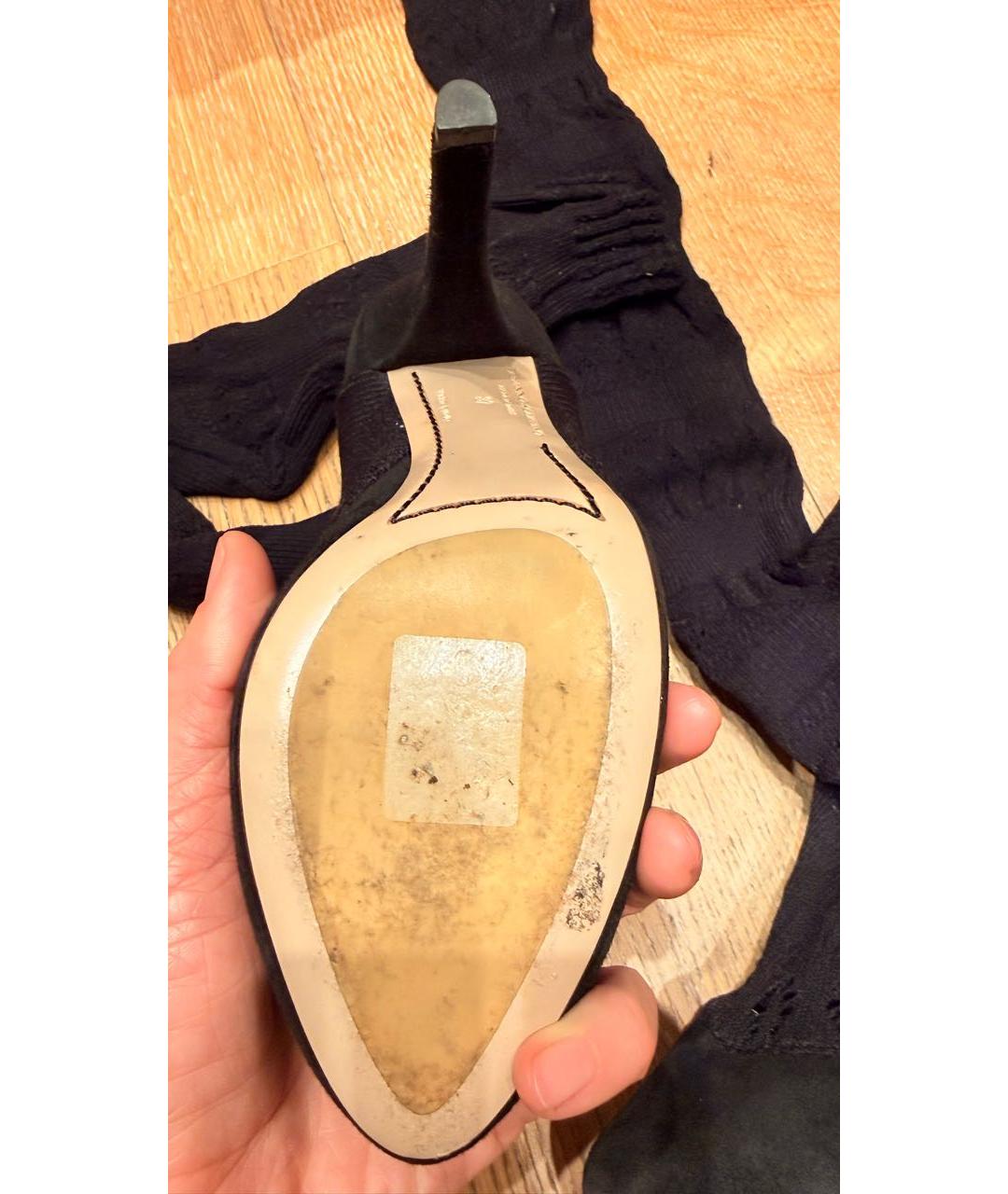 ERMANNO SCERVINO Черные замшевые туфли, фото 8