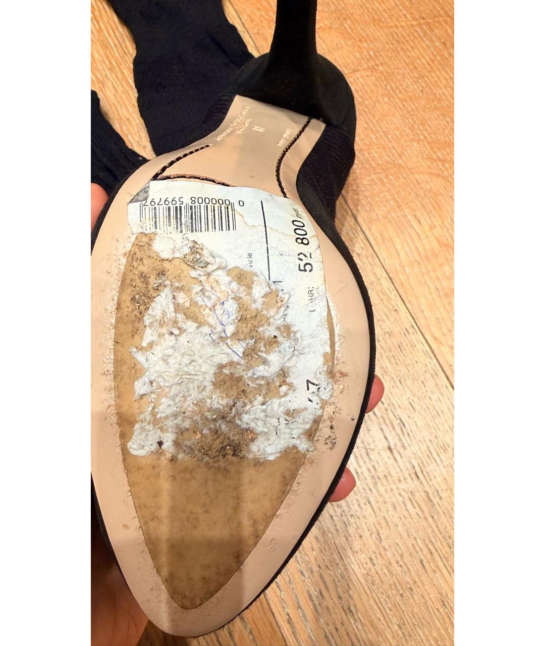 ERMANNO SCERVINO Черные замшевые туфли, фото 7