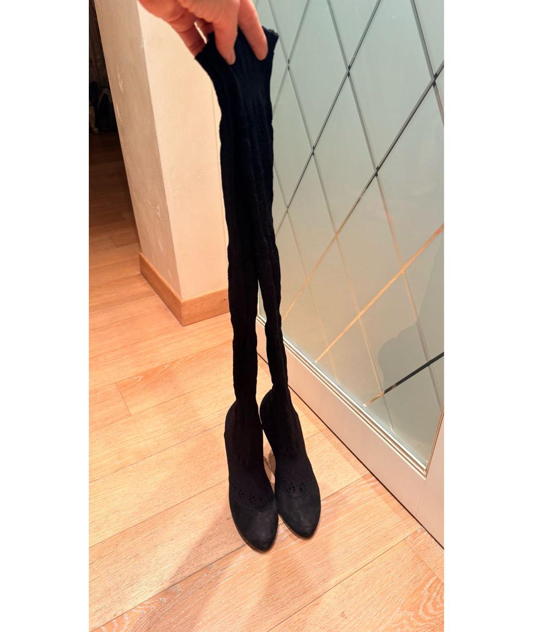 ERMANNO SCERVINO Черные замшевые туфли, фото 5