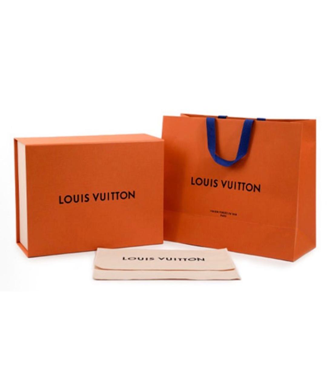 LOUIS VUITTON Коричневая кожаная поясная сумка, фото 7