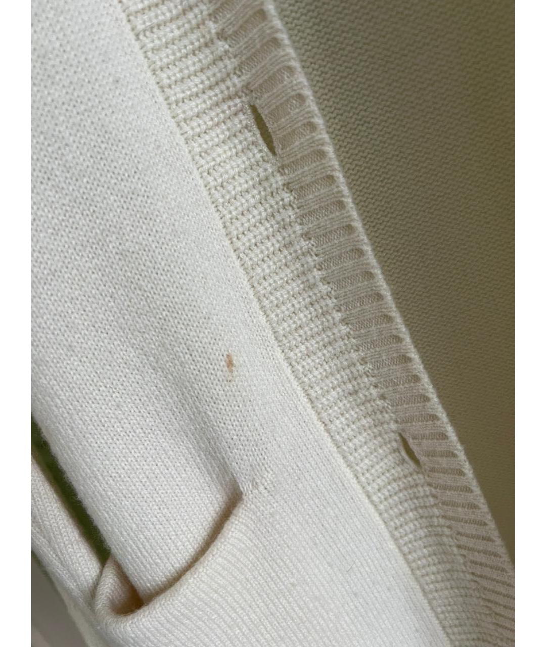 HERMES Бежевый кашемировый кардиган, фото 3