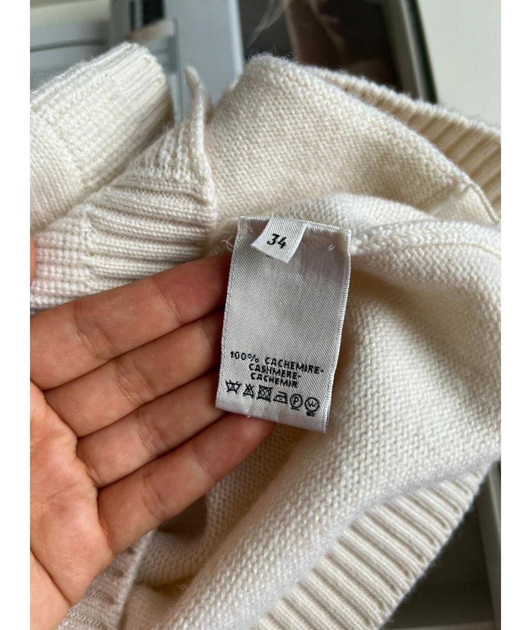 HERMES Бежевый кашемировый кардиган, фото 6