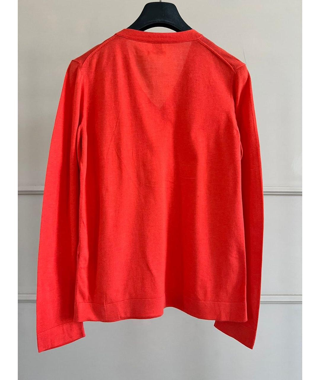 HERMES Красный хлопковый джемпер / свитер, фото 2