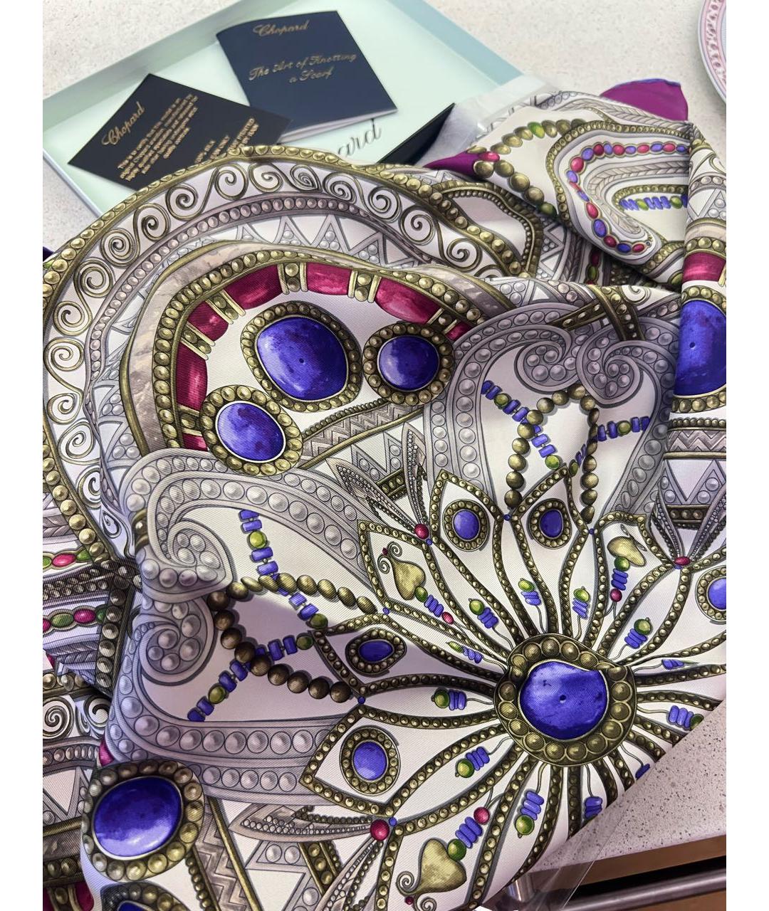 CHOPARD Мульти шелковый платок, фото 2