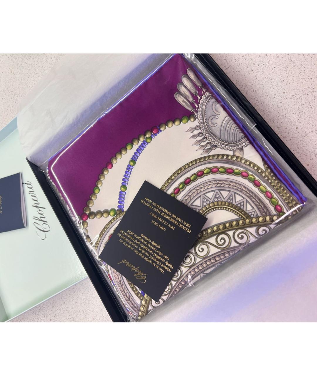 CHOPARD Мульти шелковый платок, фото 8