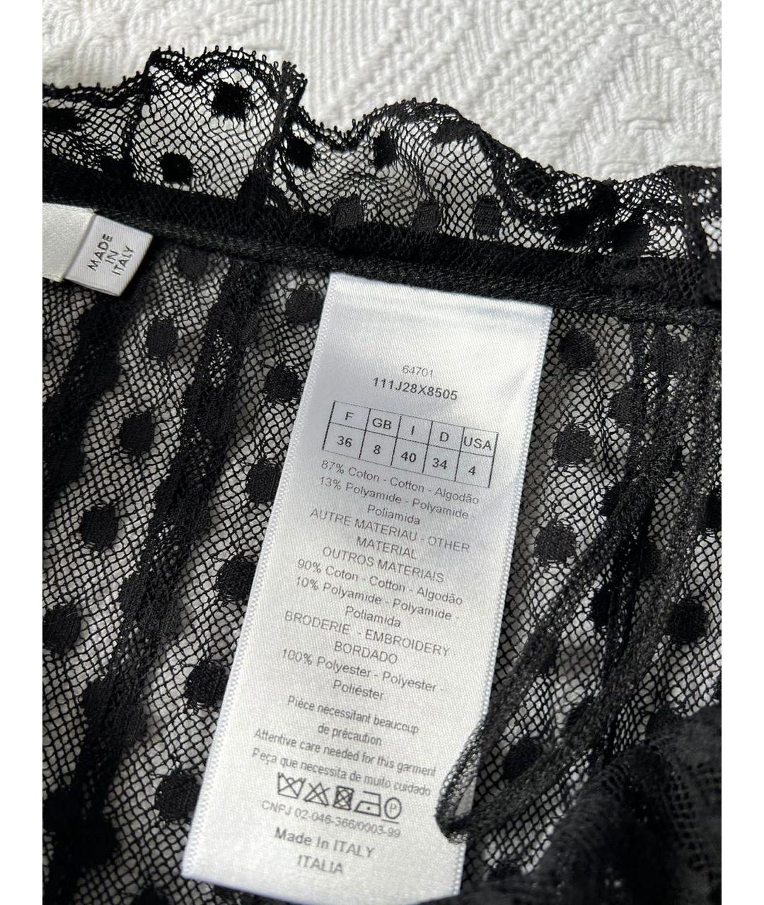 CHRISTIAN DIOR Черная юбка макси, фото 4