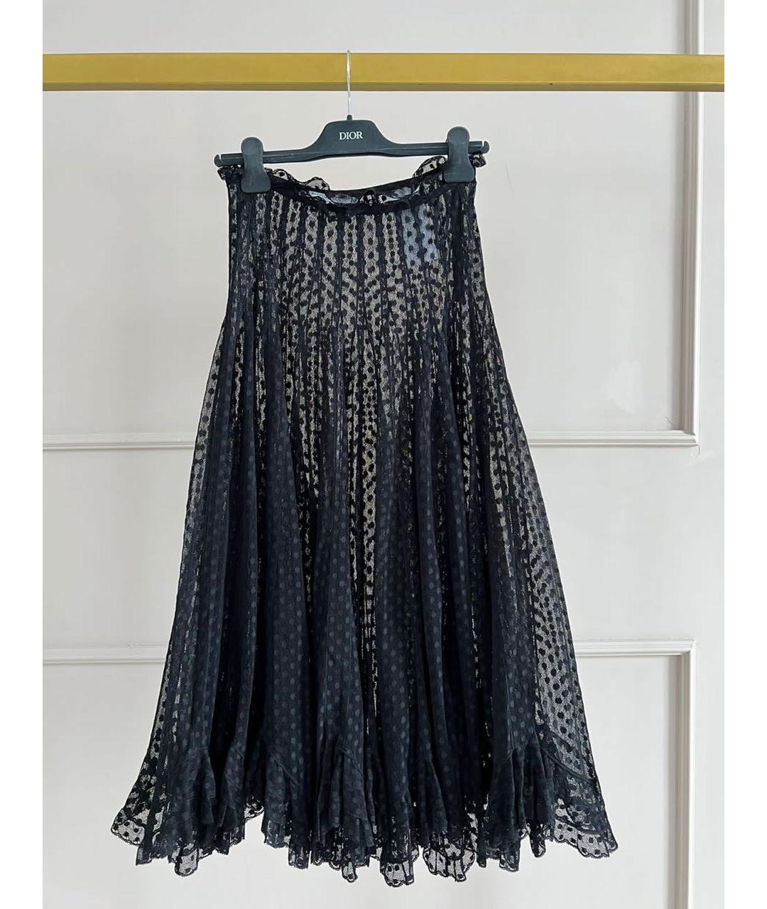 CHRISTIAN DIOR Черная юбка макси, фото 5