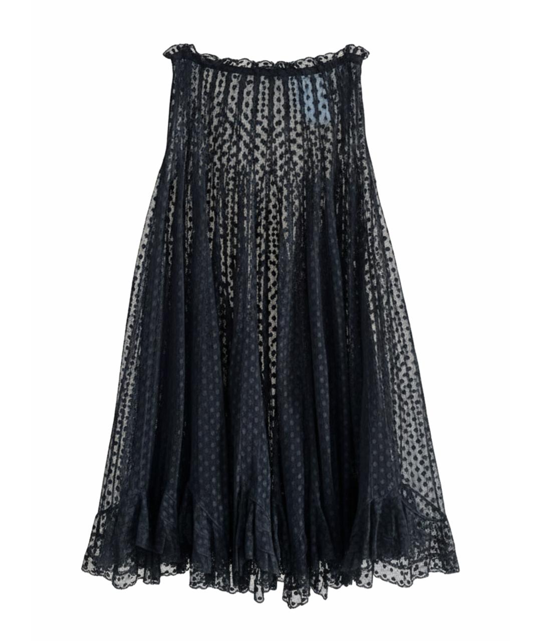 CHRISTIAN DIOR Черная юбка макси, фото 1