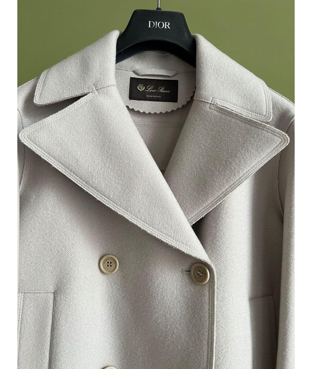LORO PIANA Бежевое пальто, фото 3