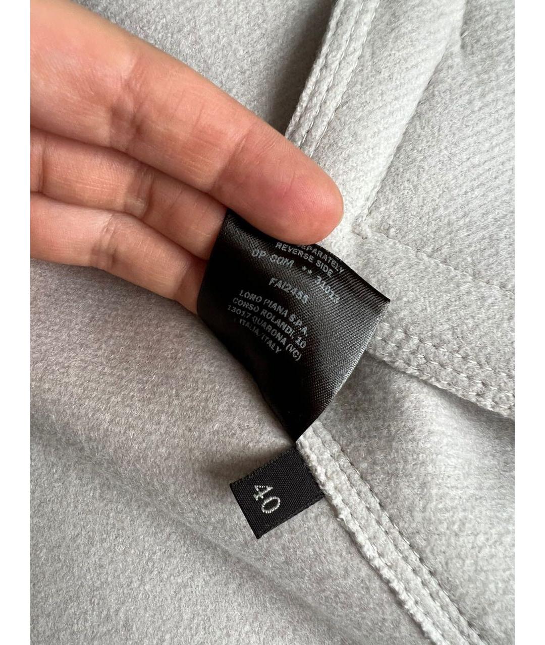 LORO PIANA Бежевое пальто, фото 7