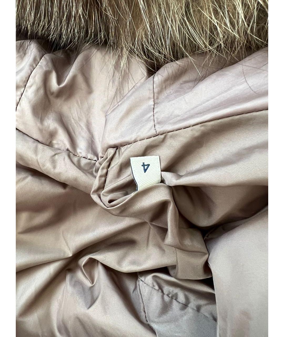 MONCLER Коричневая куртка, фото 4