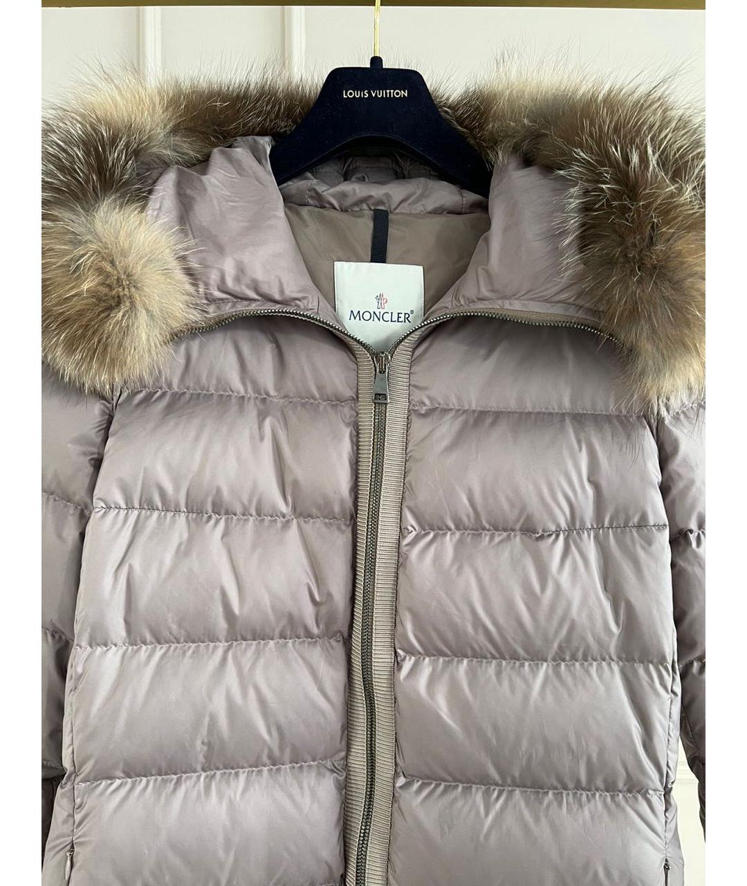 MONCLER Коричневая куртка, фото 2