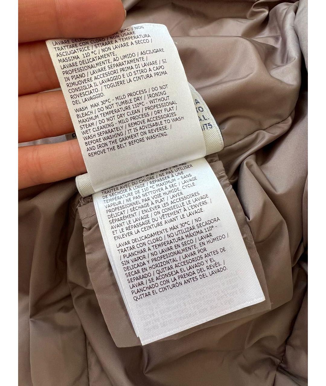 MONCLER Коричневая куртка, фото 8