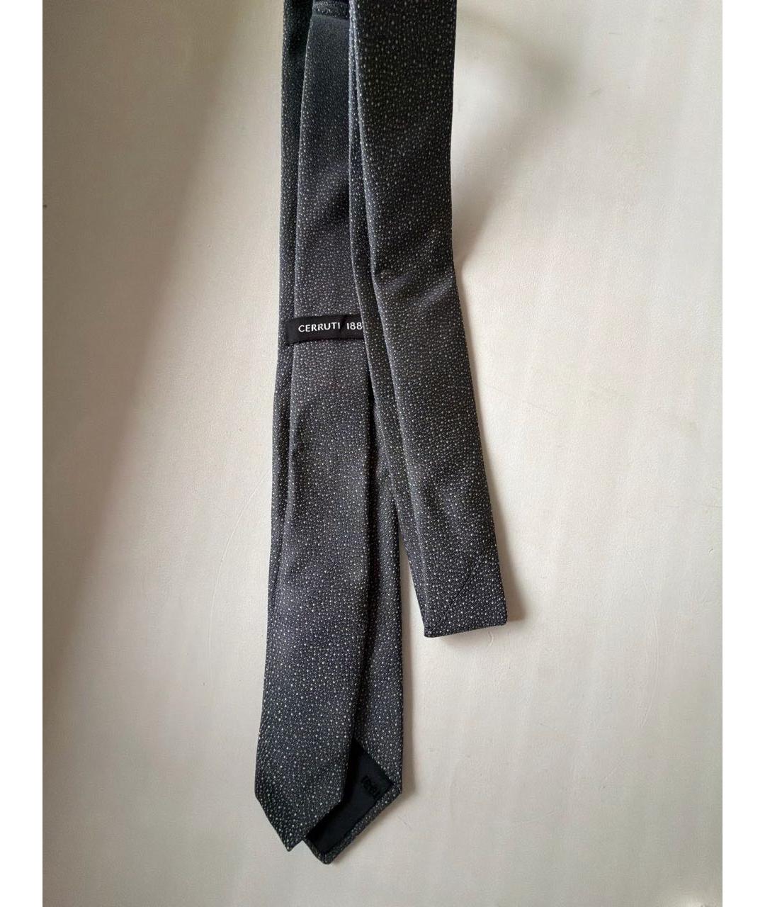 CERRUTI 1881 Серебрянный тканевый галстук, фото 2