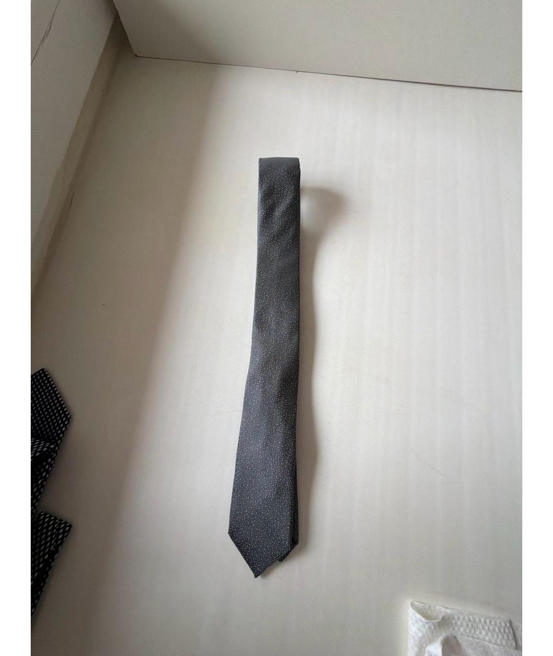 CERRUTI 1881 Серебрянный тканевый галстук, фото 4