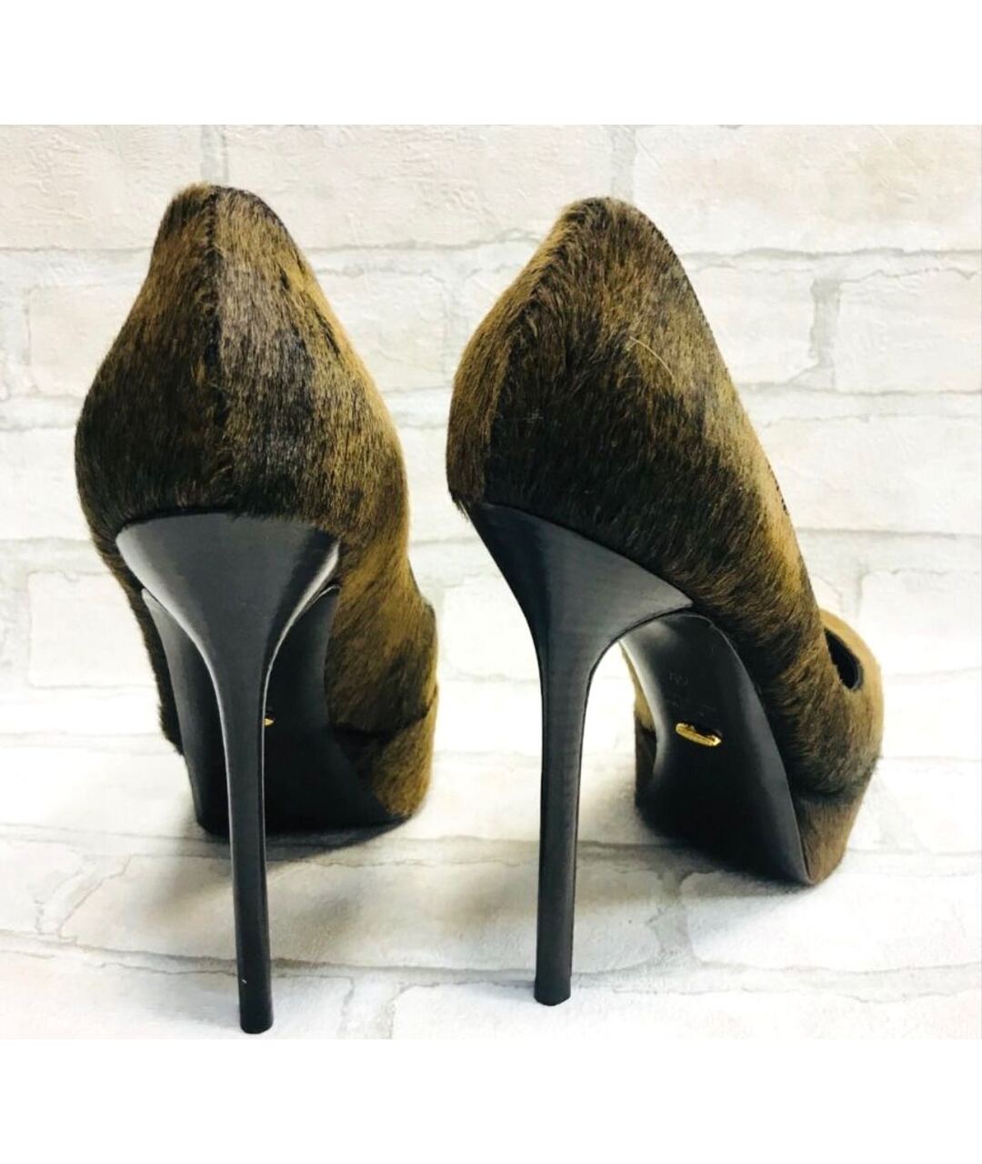 SERGIO ROSSI Коричневые кожаные туфли, фото 4